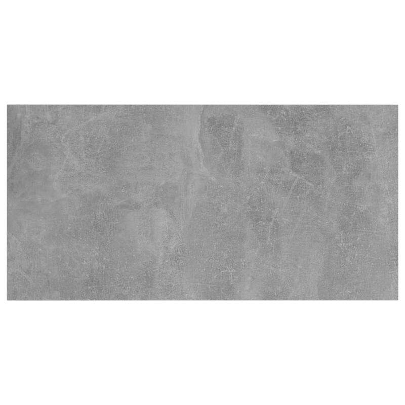 vidaXL Bookshelf Boards 4 pcs Concrete Gray 15.7"x7.9"x0.6" Chipboard
