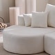 preview thumbnail 2 of 7, Christopher Knight Home - 106'' Cloud Curved Sectional Sofa with Right Chaise Lounge and Ultra-Soft Foam Comfort