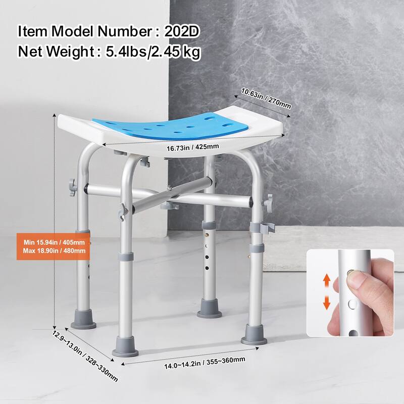 Shower Chair for Inside Shower for Elderly Disabled Adults Handicap
