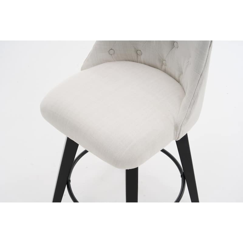 Swivel Bar Stools Side Chair Set of 2
