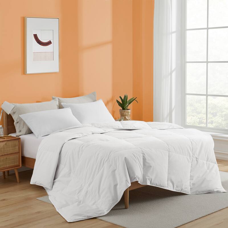 All-Year-Round White Goose Down Comforter All Warmth Rating