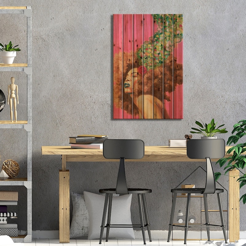 Baduizm Print On Wood by Alexander Grahovsky - Multi-Color