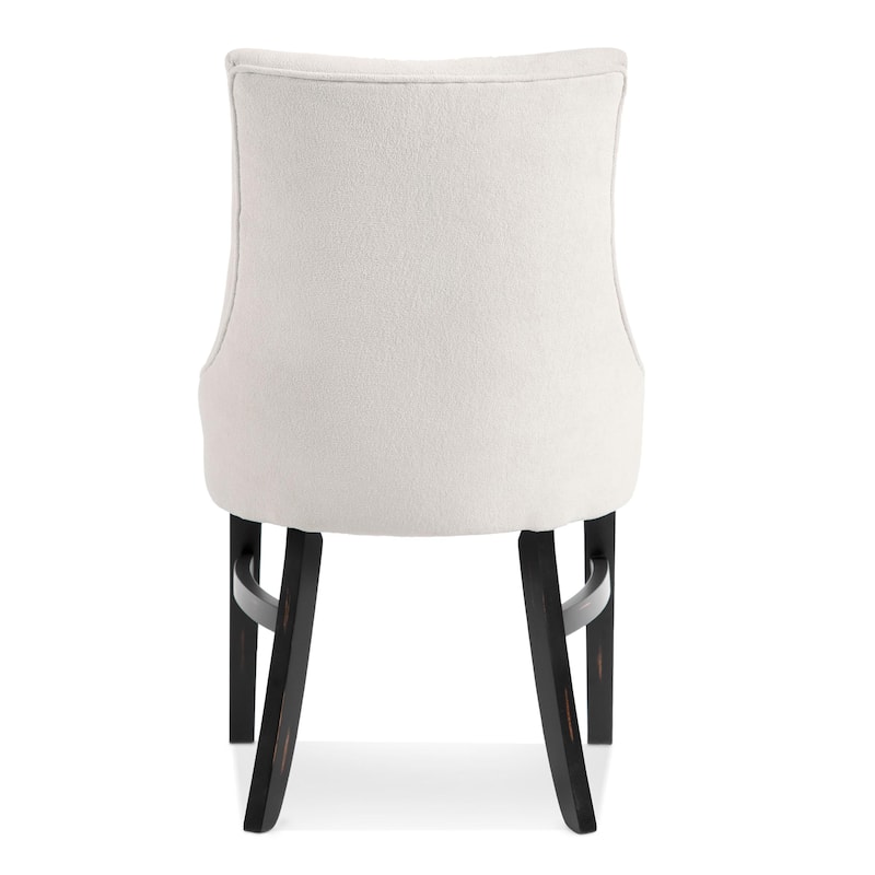 Furniture of America Kieran Farmhouse Black Padded Dining Chairs (Set of 2)