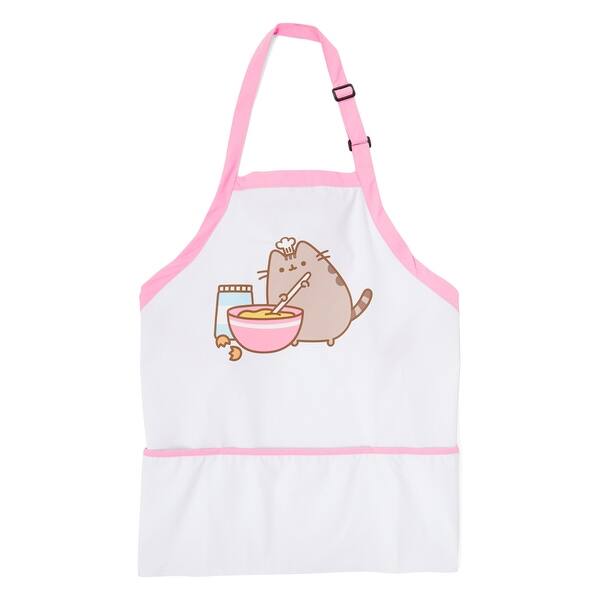 Shop Women Cute Kitty Kitchen Apron Bbq Novelty White Pink Pusheen