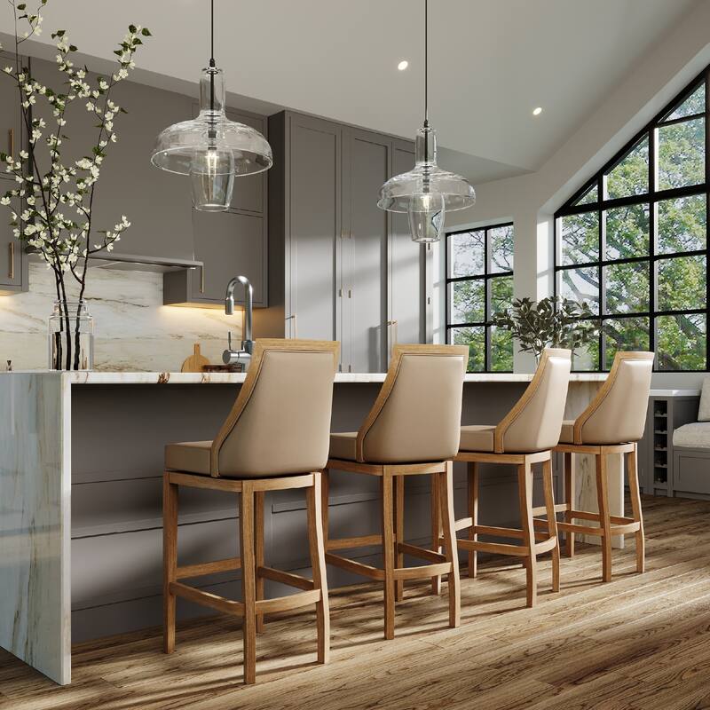 Maven Lane Vienna Swivel Kitchen Stool