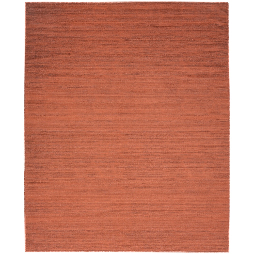 Nourison Washable Essentials Indoor Solid Area Rug