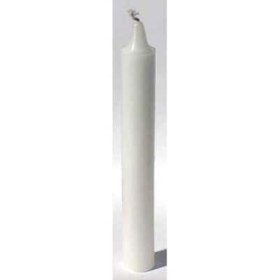 6 Inch White Taper Candles for New Beginnings Spiritual Practices or Meditation and Decor - 6" x 11/16"