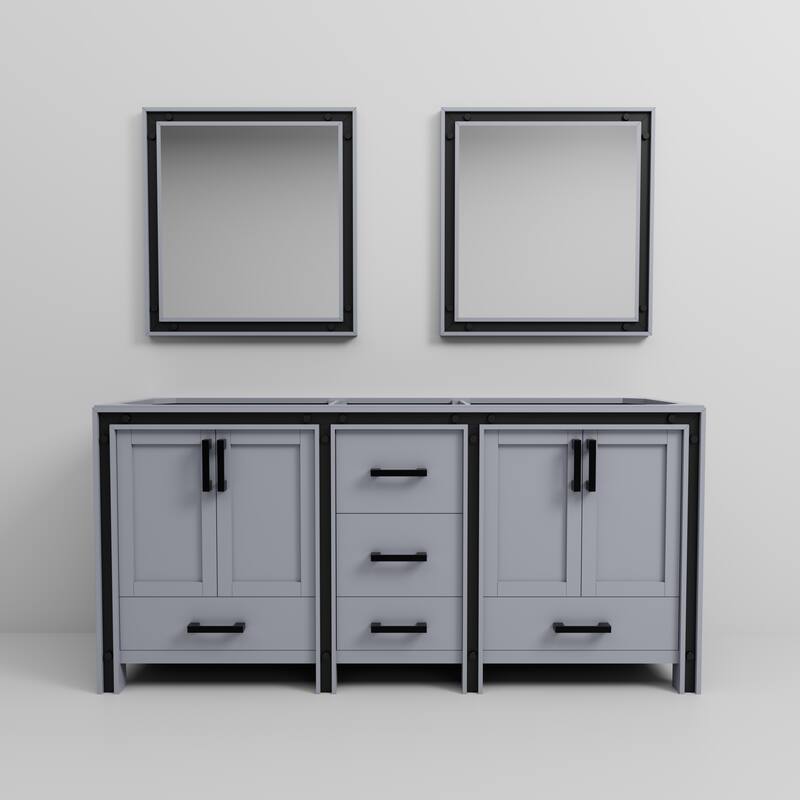 Ziva Bath Vanity No Top and Mirror