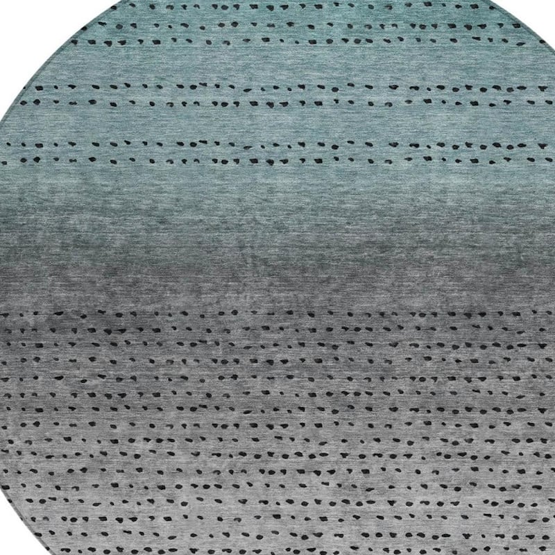 HomeRoots Abstract Transitional Rectangle Outdoor Rug