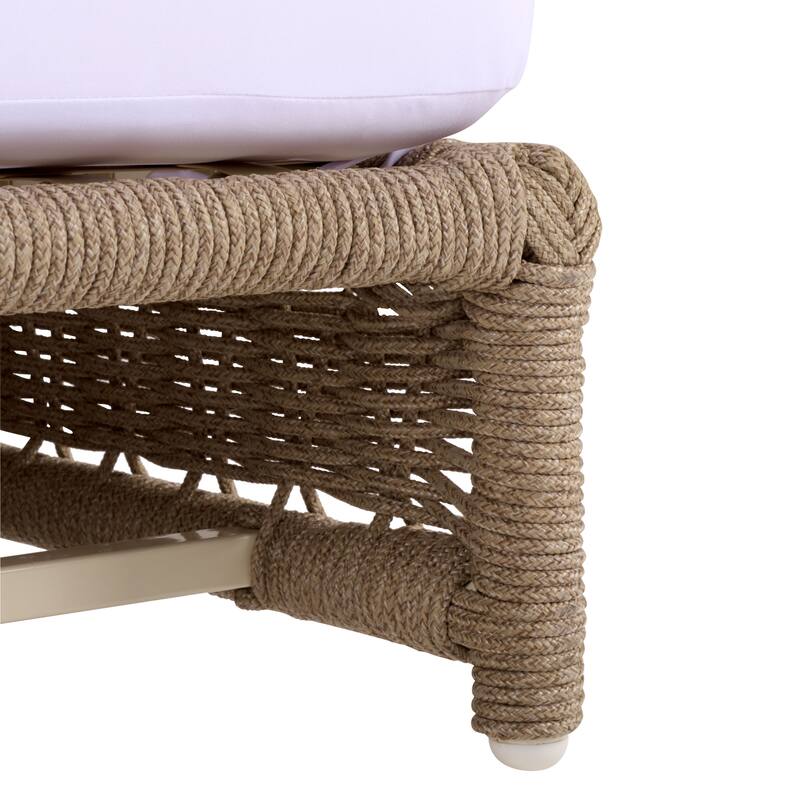 SAFAVIEH Outdoor Patio Furniture Callan Chaise Lounge Chair, Fully Assembled - 75"W x 26"D x 13"H