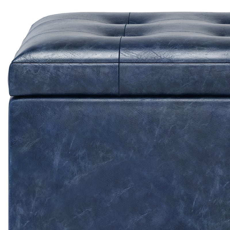 WYNDENHALL Essex 34-in. Wide Rectangular Storage Ottoman