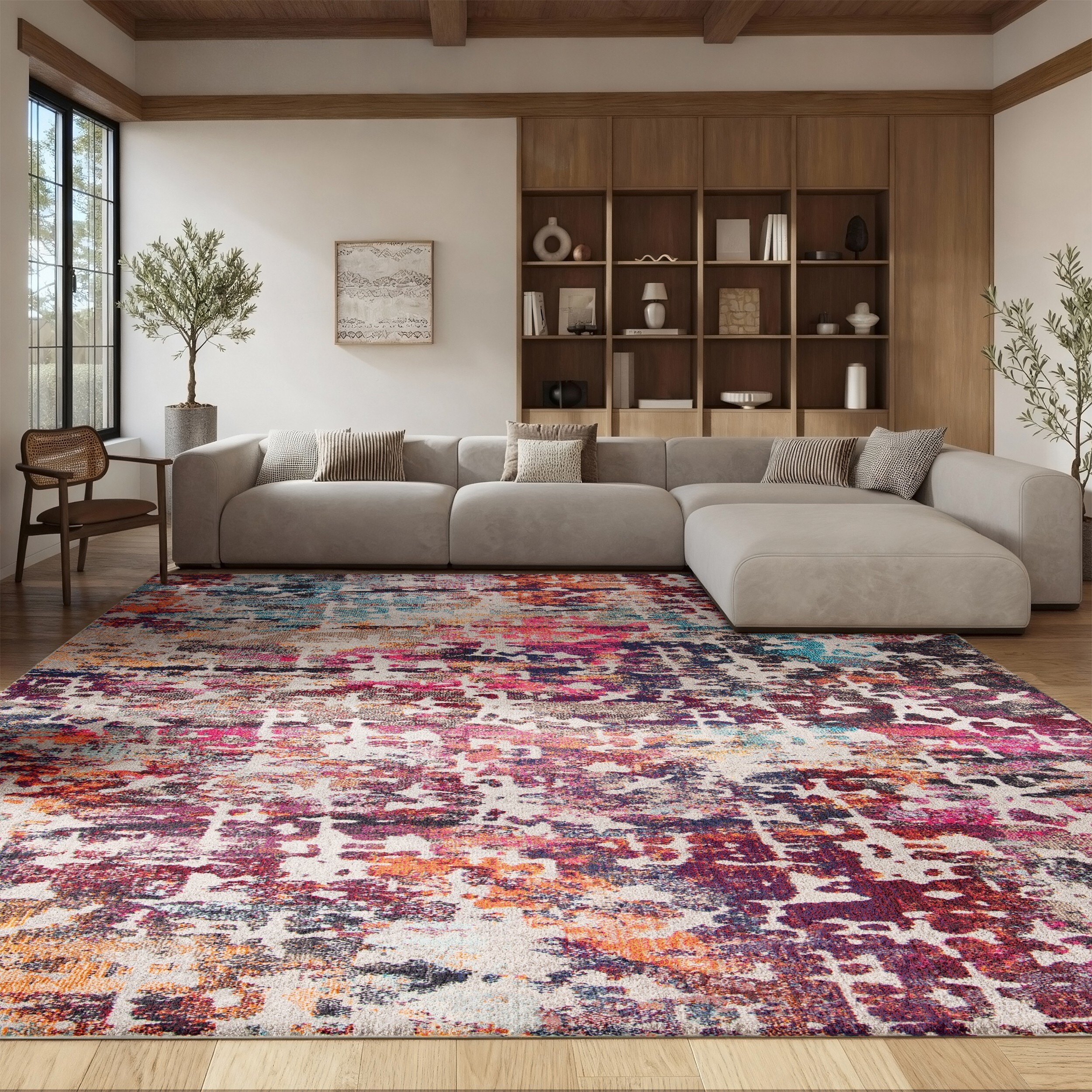 SAFAVIEH Madison Illa Vintage Abstract Rug-