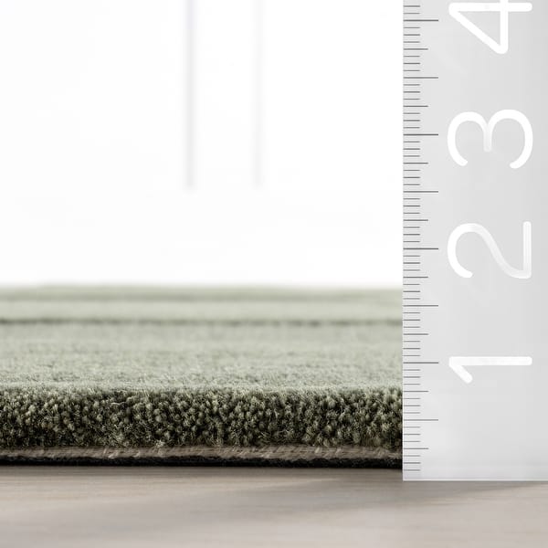 dimension image slide 1 of 2, Elliot Wool Area Rug