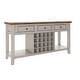 preview thumbnail 36 of 39, Eleanor Two-Tone Wood Wine Rack Buffet Server by iNSPIRE Q Classic Antique White Base