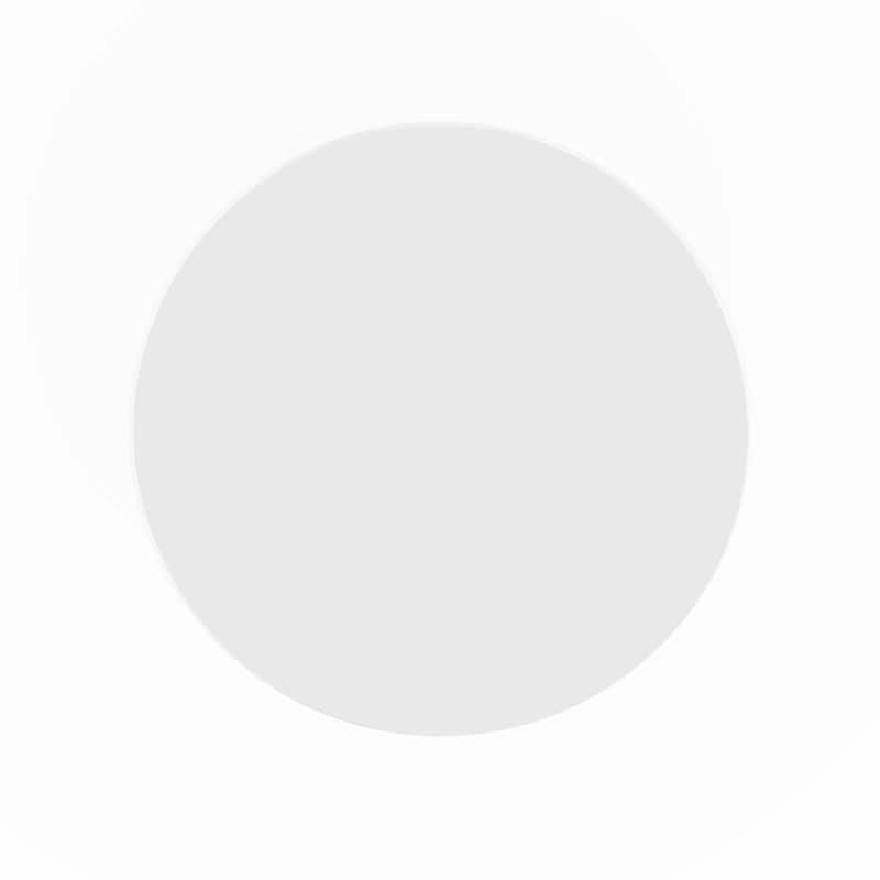 White Finish Round Dining Table 1pc