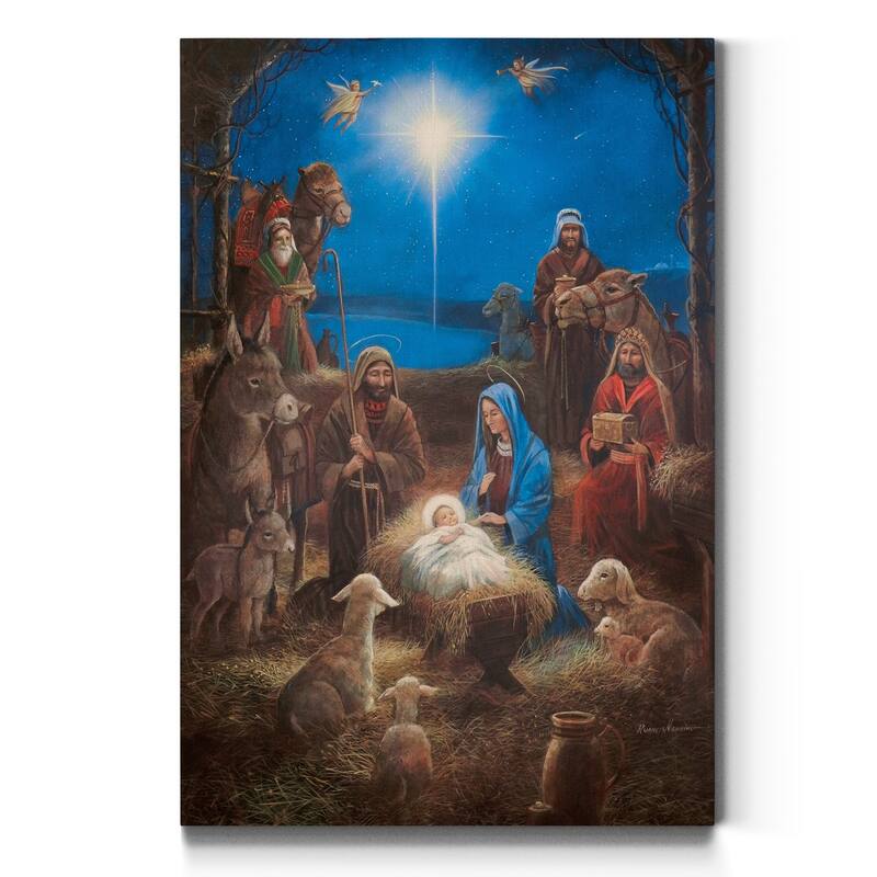 The Nativity-Premium Gallery Wrapped Canvas - Ready to Hang