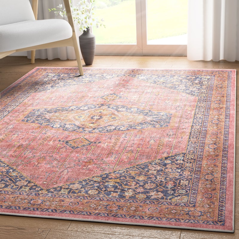 Well Woven Apollo San Marino Persian Oriental Washable Area Rug