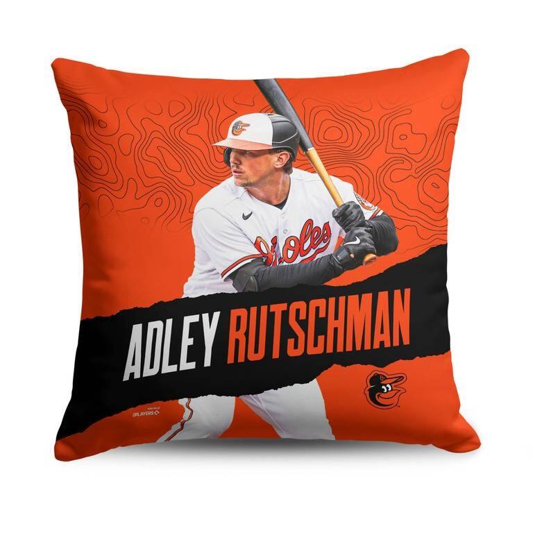 MLB Baltimore Orioles Player 18 Inch Throw Pillow - 18" x 18" - Adley Rutschman