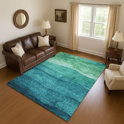 Premium Washable Super Soft Modern Ombre Mayfield Rug