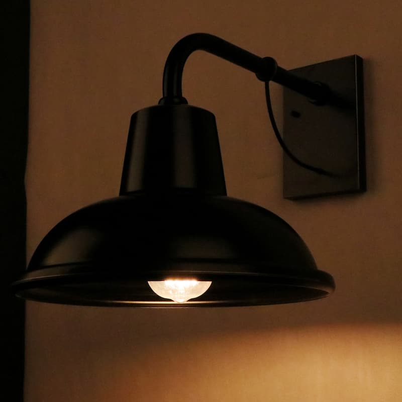 1 Light Outdoor Barn Light in Imperial Black