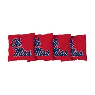 Ole Miss Rebels Red Cornhole Bags