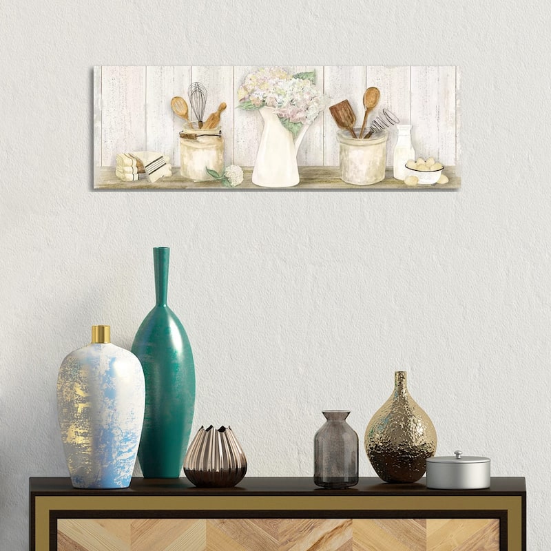 iCanvas "Vintage Kitchen Panel" by Tara Reed Canvas Print - 12x36x1.5