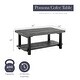 preview thumbnail 9 of 11, Pomona 2-Tier 42-Inch Rectangular Coffee Table