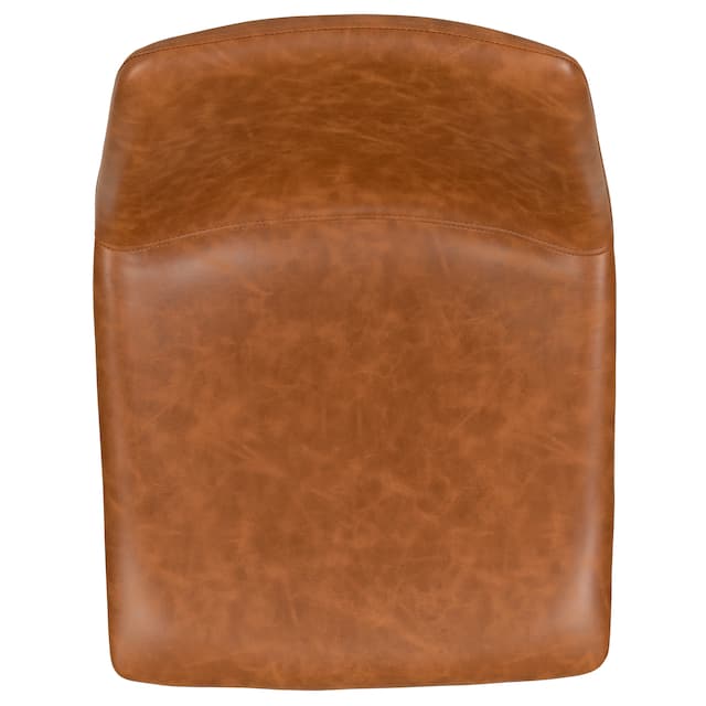 LeatherSoft Counter-height Stools (Set of 2)