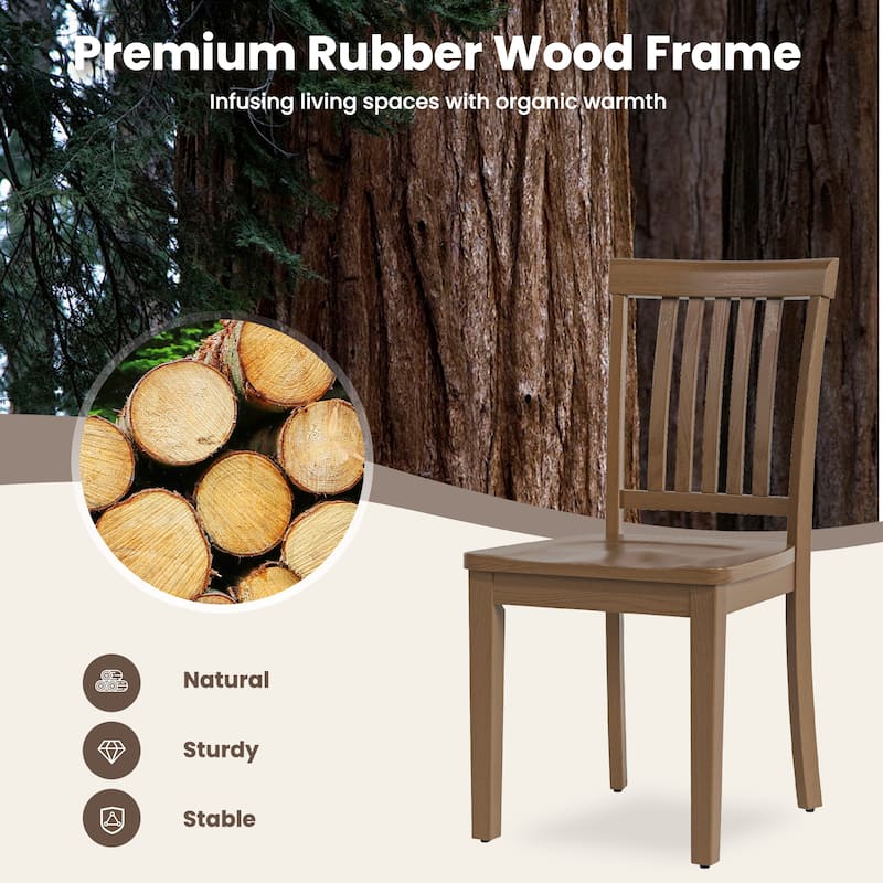 RENEWLINE Set of 2 Spindle High-Back Dining Chairs， Elegant and Comfortable Seating for Dining Rooms