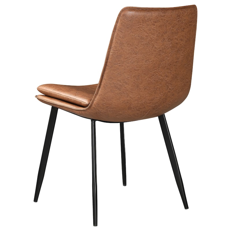 Ortega Coffee Upholstered Dining Side Chair (Set of 2)