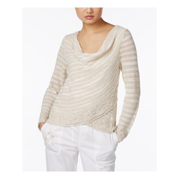 long sleeve wrap sweater