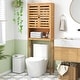 preview thumbnail 2 of 7, Over The Toilet Storage Cabinet - 9"D x 24.5"W x 67"H