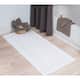 Windsor Home 100-percent Cotton Reversible Bath Mat Runner (24'' x 60'') - Cotton - 24 x 60 - Reversible - Single Piece - White - Machine Wash