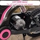 preview thumbnail 2 of 5, Ride On Motorcycle 3-Speed for Kids Ages 8-12 Pink-9