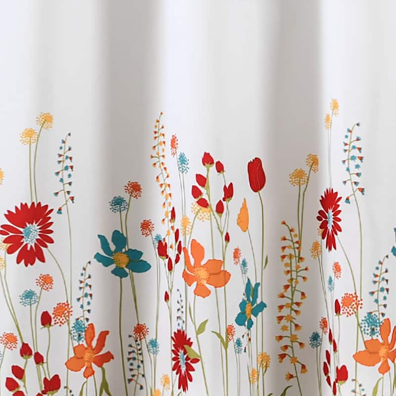 Lush Decor Clarissa Floral Shower Curtain