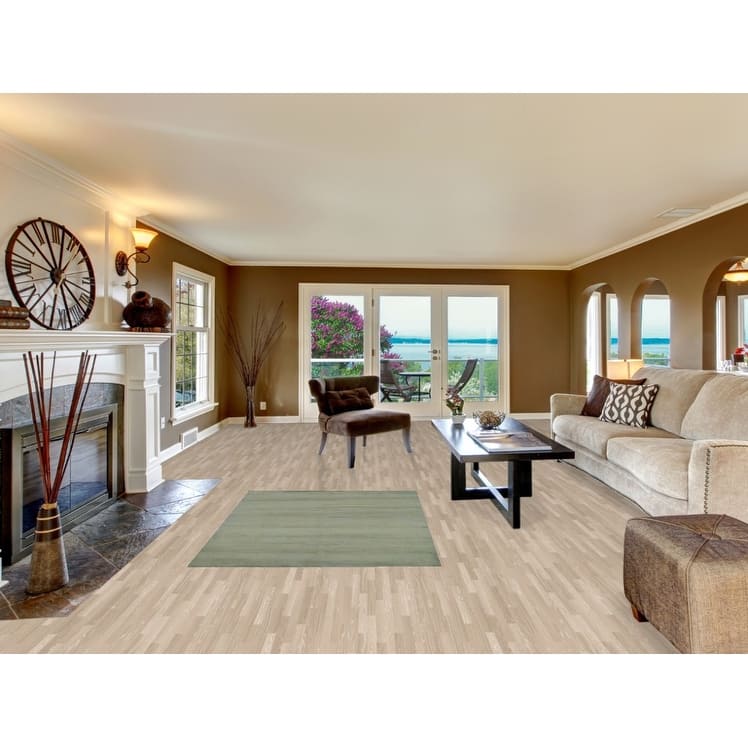 Gabbeh Modern Rug Handmade Wool Carpet - 4'1"x 5'8"