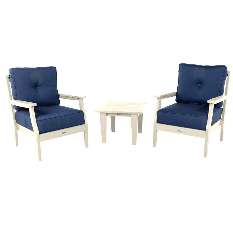 HIGHWOOD Lehigh 3-Piece Deep Seating Chair Set - Spectrum Indigo