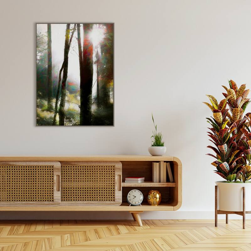 Dare to Believe by Helen White Framed Canvas Wall Art Print - Sylvie Greywash