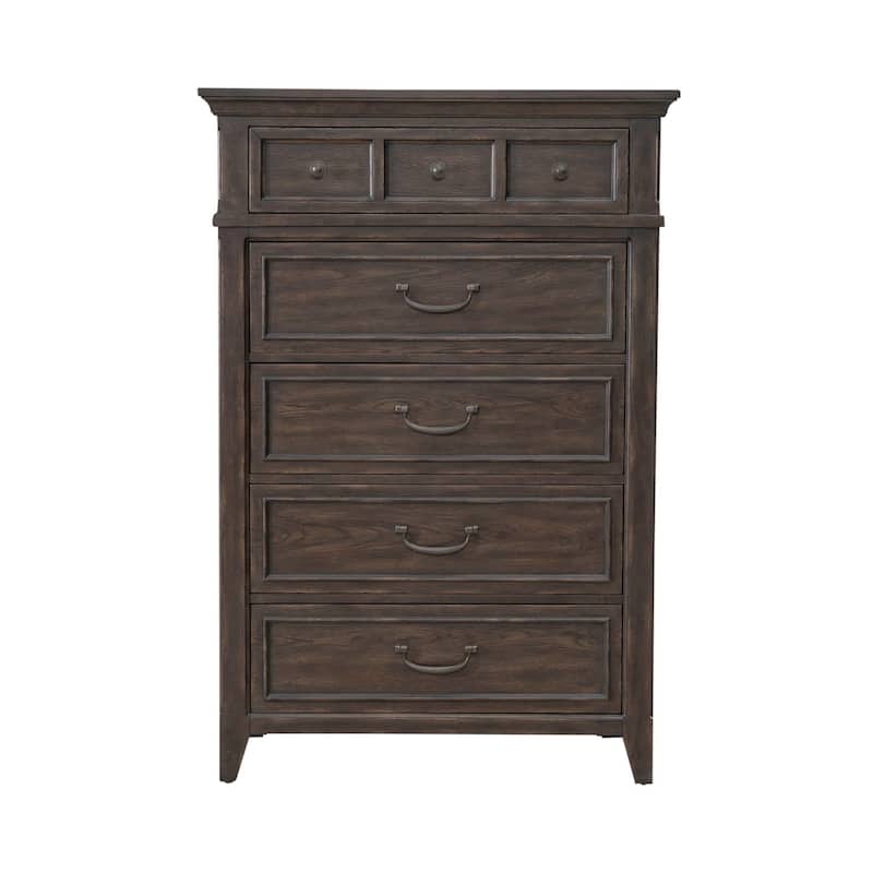 Liberty Furniture Paradise Valley Queen Panel Bed, Dresser & Mirror, Chest