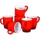 preview thumbnail 10 of 54, Ceramic Stacking Coffee Mug Tea Cup Dishwasher Safe Set of 6 - Large 18 Ounce