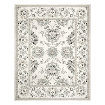 Gertmenian Majestic Moena Traditional Oriental Floral Medallion Wide Border Area Rug