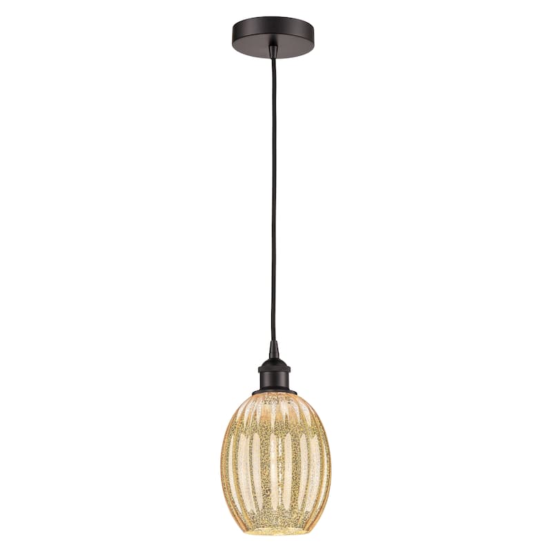 Innovations Lighting Endless Possibilities Edison - Preston - 1 Light 6" Bulb Shade Cord Hung Mini Pendant