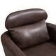 preview thumbnail 8 of 7, 29.5"W Bronzing Suede Upholstered Armchair with Throw Pillow, Soft Cushion and Black Metal Leg for Living Room, Bedroom