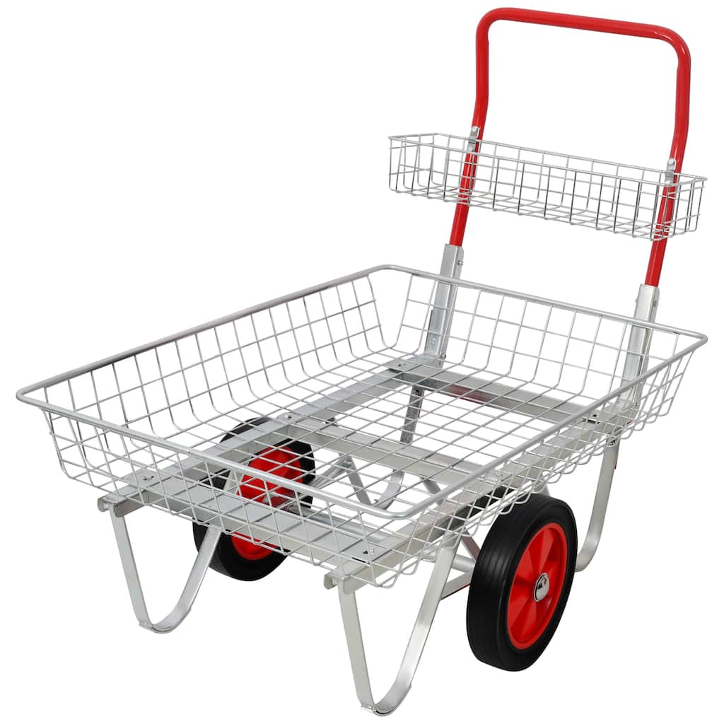 Garden Centre Trolley Heavy Duty Garden Utility Cart with Wheels