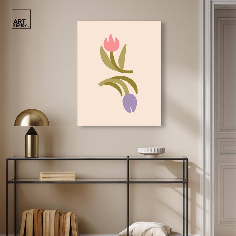 Tulips for my Twenties Canvas by Art Remedy, Gallery Wrapped