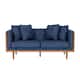 Option Navy Blue+Dark Walnut