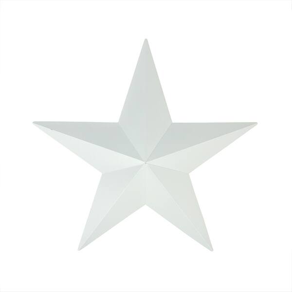 Shop 36 White Country Rustic Christmas Star Outdoor Patio Wall