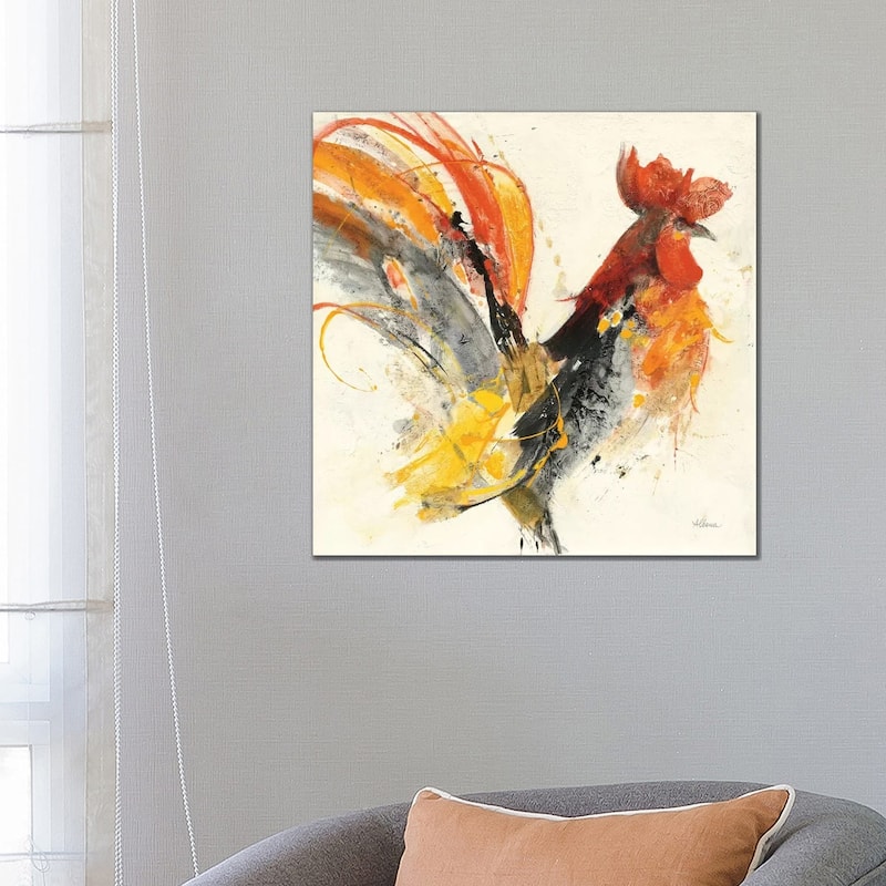iCanvas "Festive Rooster I" by Albena Hristova Canvas Print - 26x26x1.5