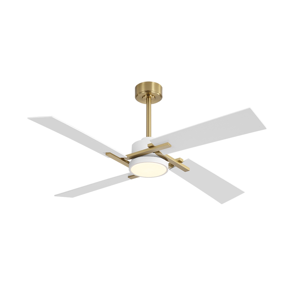 MLiAN 56 In./ 72 In. 4 Plywood Blades Indoor LED Light Ceiling Fan with Remote...