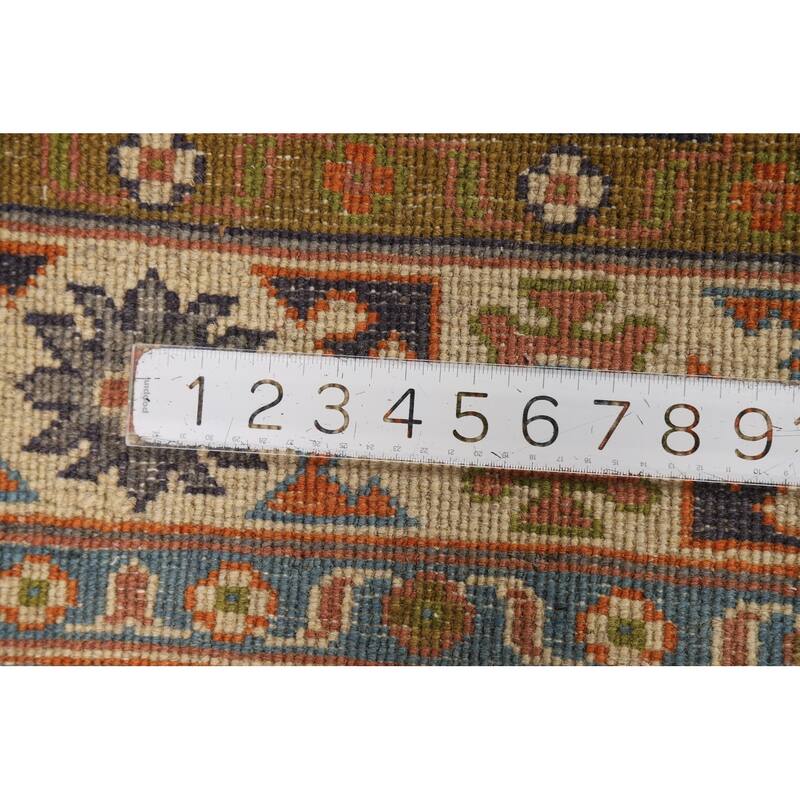 Gray Kazak Foyer Rug Hand-Knotted Traditional Wool Carpet - 2'7"x 4'2"